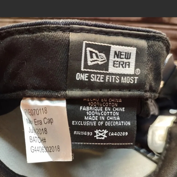 New Era 59Fifty Play Cloths 77 P Star Snapback hat. 2018 One Size - Picture 6 of 7